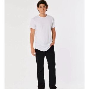 Mens Hollister Classic Straight Black Wash Jeans - Sz 34 x 32
